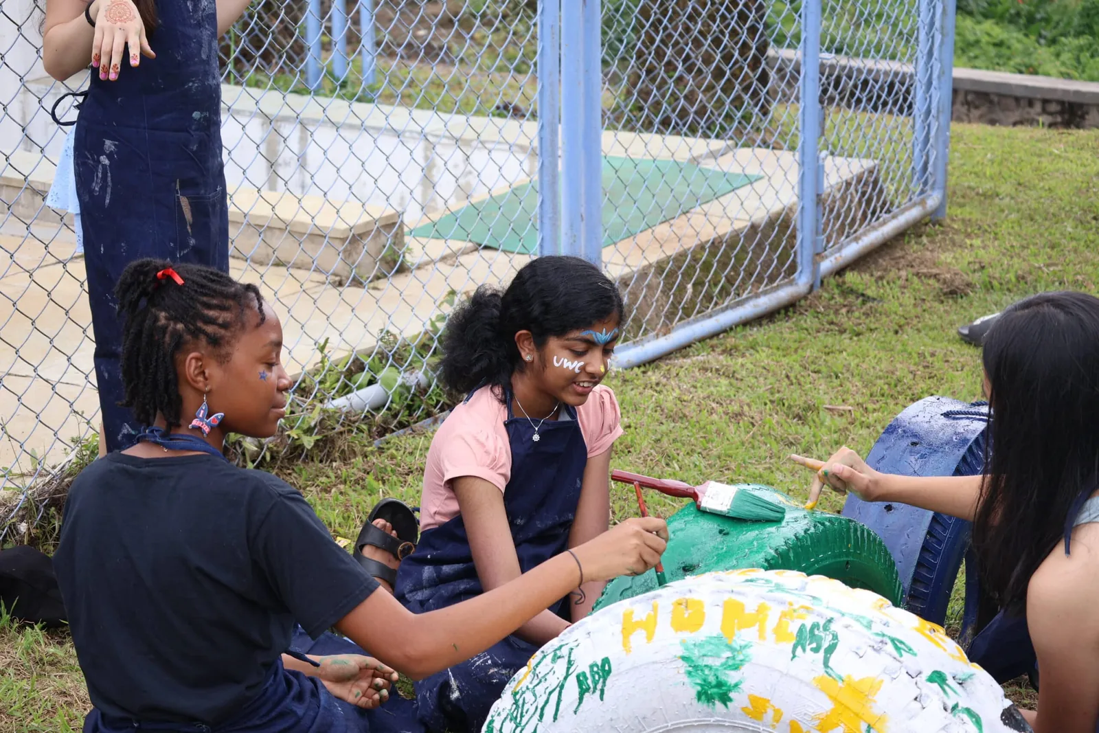 Students collaborate, build, plant, and create on UWC Day