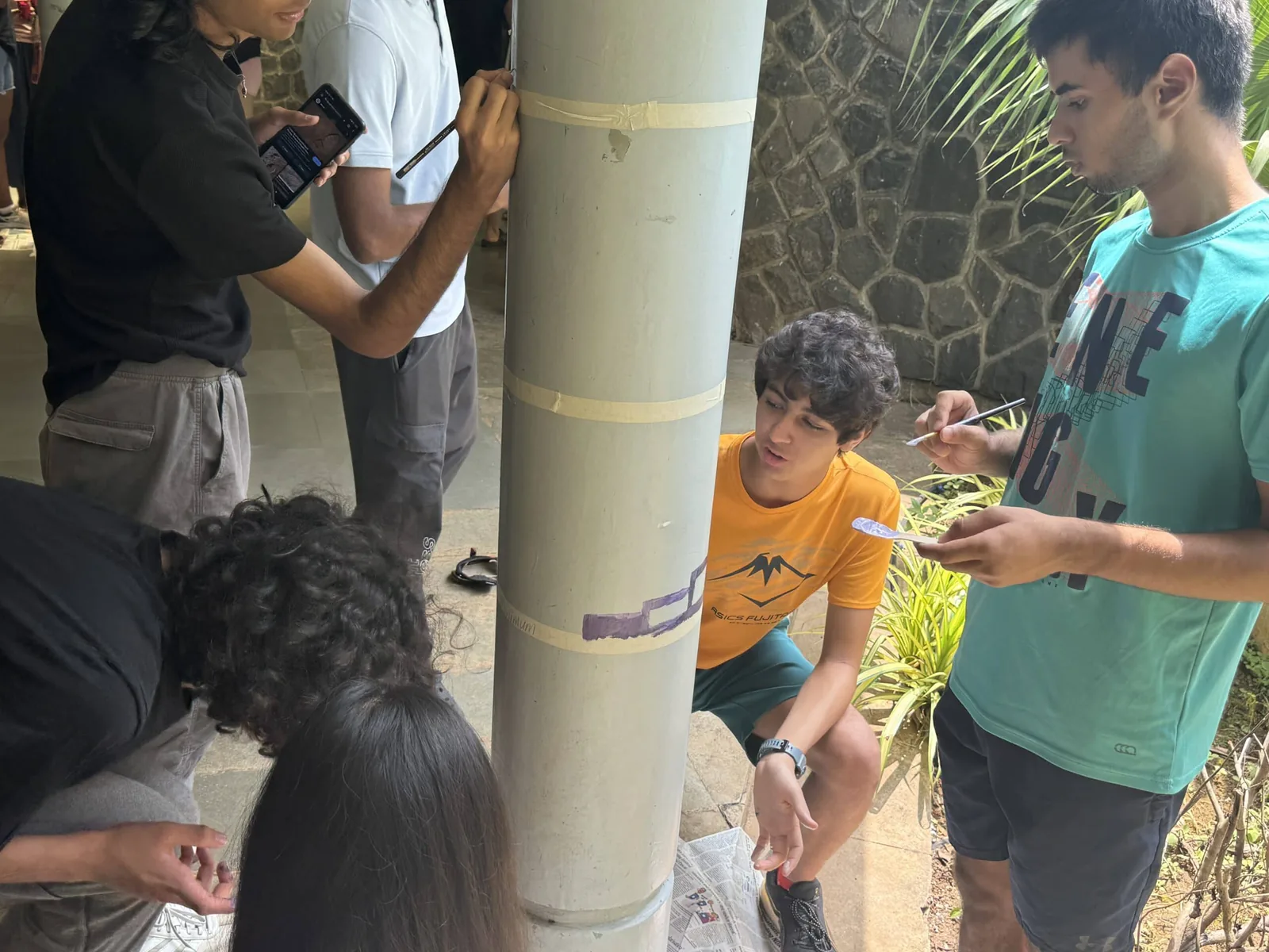 Students collaborate, build, plant, and create on UWC Day