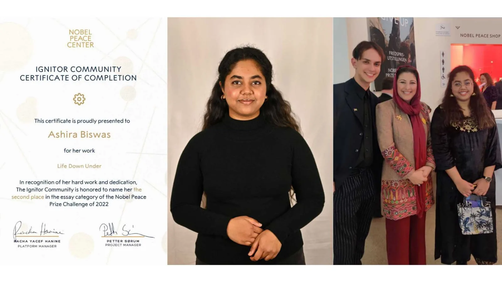 Ashira Biswas – Nobel Peace Prize Challenge 2022