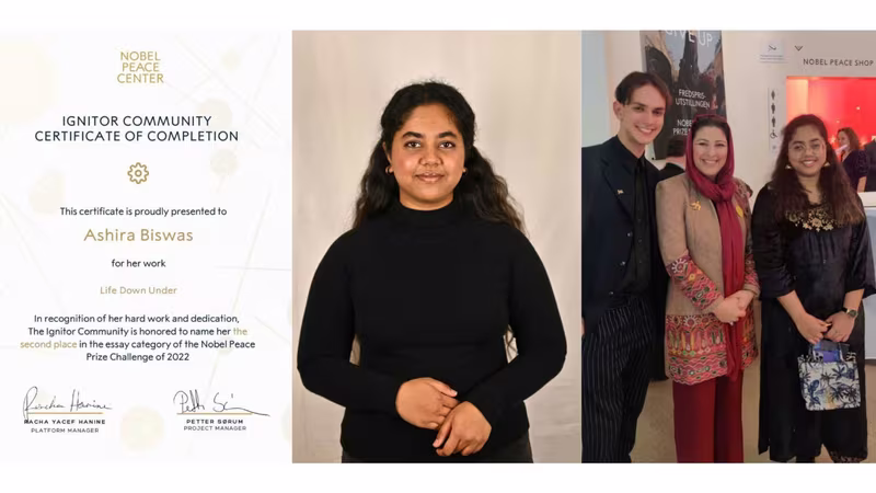 Ashira Biswas – Nobel Peace Prize Challenge 2022